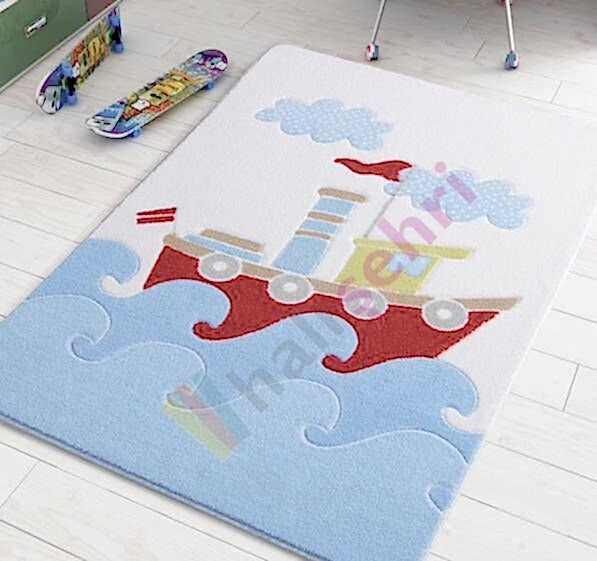 Confetti Baby Ship Çocuk Halısı Yumuşak Yıkabilir