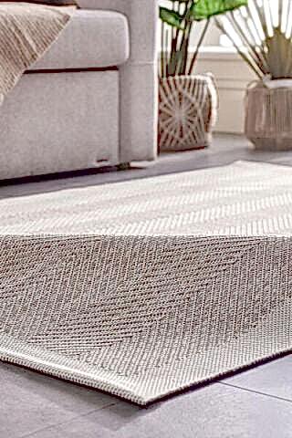Deco Sisal 80140 Bej Yıkanabilir Antitoz Halı